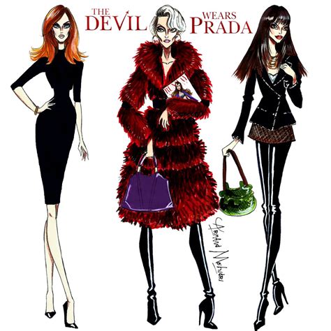 devil wears prada costume movie sketches|devil wears prada wardrobe.